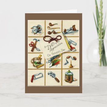 Vintage Happy Father's Day Card by WingSong at Zazzle