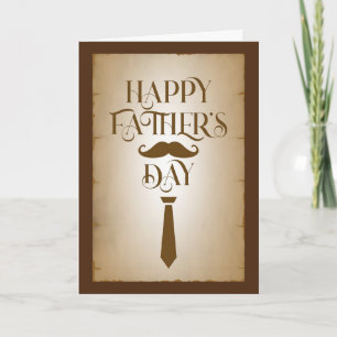 Vintage Happy Father's Day Greeting Card