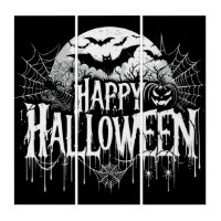 Vintage happy Halloween art