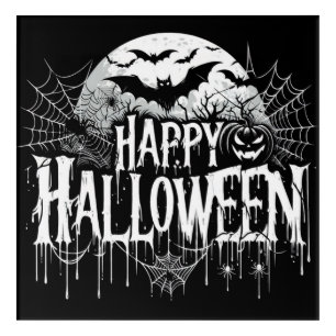 Vintage happy Halloween art