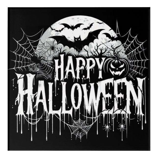 Vintage happy Halloween art (Front)