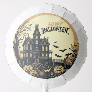 Vintage happy Halloween art Balloon