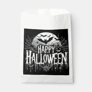 Vintage happy Halloween art Favor Bag