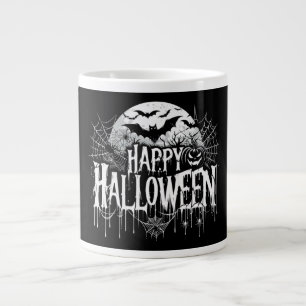 Vintage happy Halloween art Giant Coffee Mug