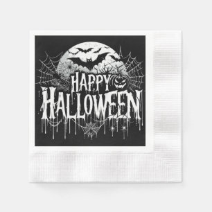 Vintage happy Halloween art Napkins