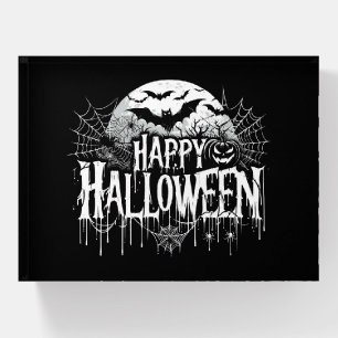 Vintage happy Halloween art Paperweight