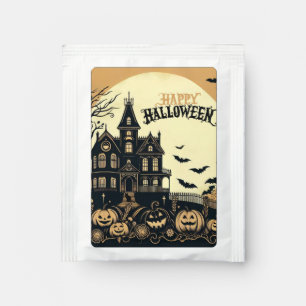 Vintage happy Halloween art Tea Bag Drink Mix