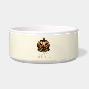 Vintage happy Halloween pumpkin Bowl