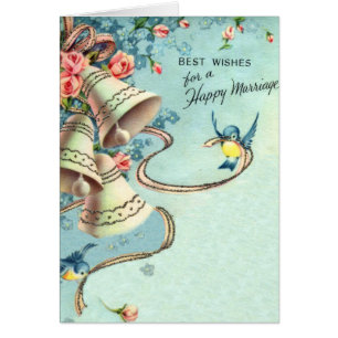 Vintage Happy Marriage Cards