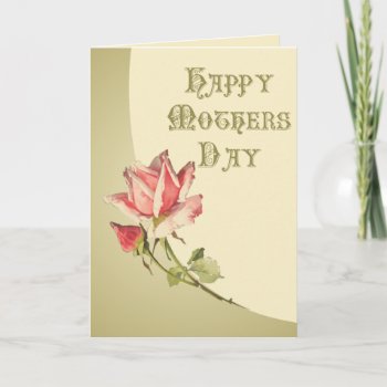 Vintage Happy Mother's Day Card by Vintage_Gifts at Zazzle