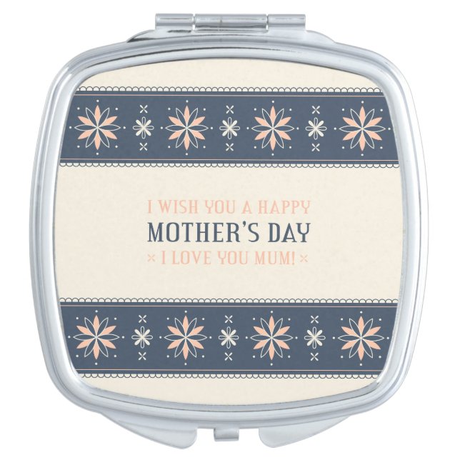 Vintage Happy Mother's Day | Compact Mirror (Front)