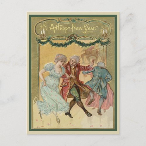 Vintage Happy New Year Postcard