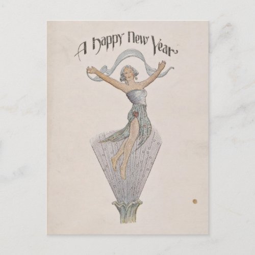 Vintage Happy New Year Postcard