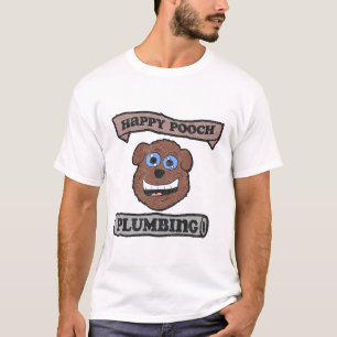 Vintage Happy Pooch Plumbing T-Shirt