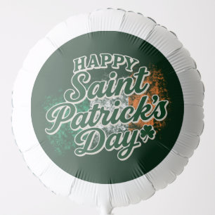 Vintage Happy Saint Patrick's day Balloon
