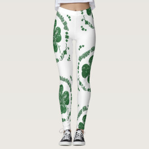 Vintage Happy Saint Patrick's Day Leggings