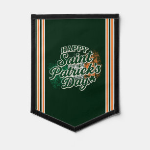 Vintage Happy Saint Patrick's day  Pennant