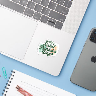Vintage Happy Saint Patrick's day Sticker