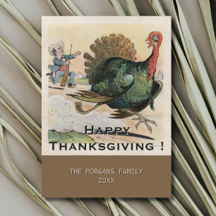 Vintage Happy Thanksgiving Bryan’s Thanksgiving Card