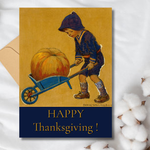 Vintage Happy Thanksgiving Jessie Willcox Smith Card