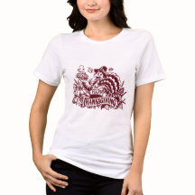 Vintage Happy Thanksgiving Turkey T-Shirt