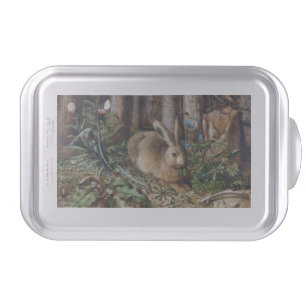 Vintage Hare Woodland Nature Dark Cottagecore Cake Pan
