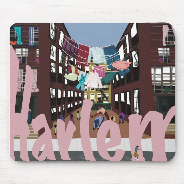Vintage Harlem Mouse Pad (Front)
