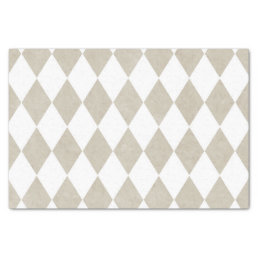 Vintage Harlequin Pattern Custom Tissue Paper