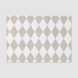 Vintage Harlequin Pattern Custom Tissue Paper