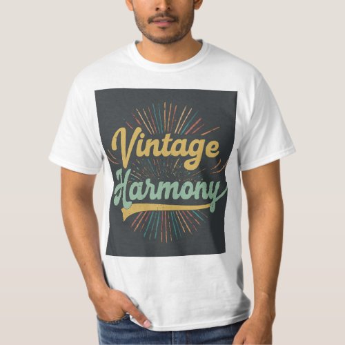 Vintage Harmony Logoââââââ T_Shirt