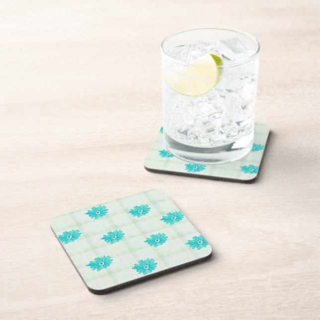 Vintage Harmony of Hues  Beverage Coaster (Right Side)