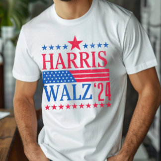 Vintage Harris and Walz 2024 Election T-Shirt