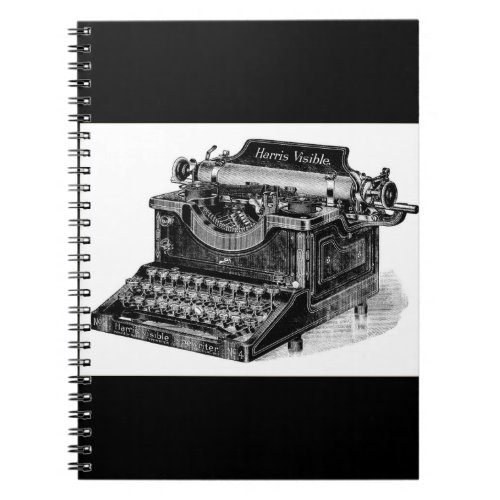 Vintage Harris Visible Typewriter Notebook