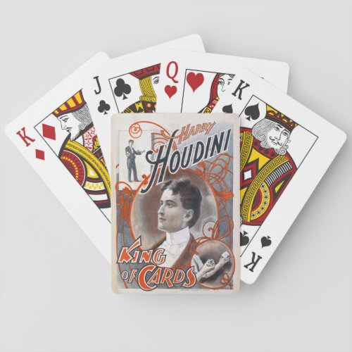 Vintage Harry Houdini Playing Cards