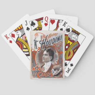 Vintage Harry Houdini Poker Cards