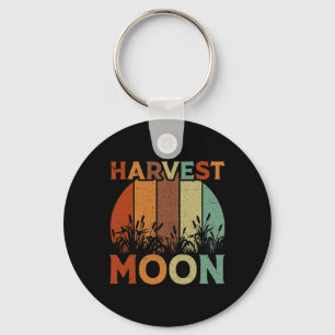 Vintage Harvest Moon Keychain