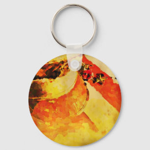 vintage hat flag medal veterans day key chain