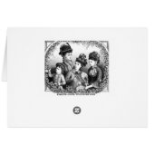 Vintage Hats Cards (Back Horizontal)