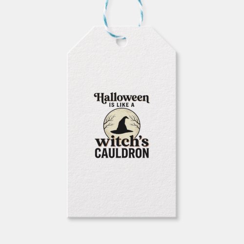 Vintage Haunted Castle Halloween Town Shirt Design Gift Tags