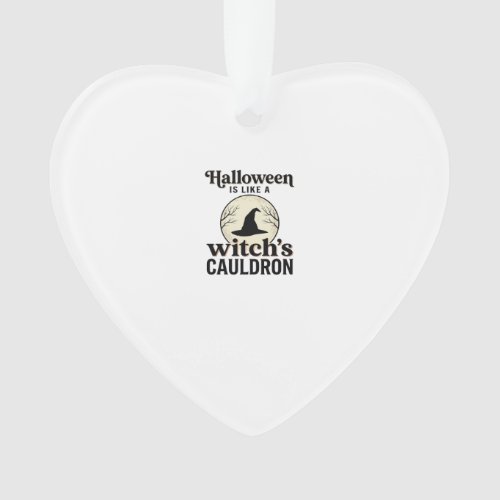 Vintage Haunted Castle Halloween Town Shirt Design Ornament
