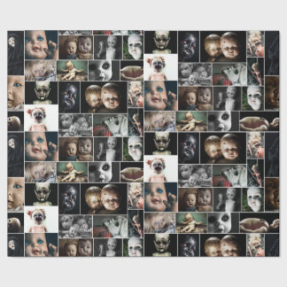 Vintage Haunted Dolls Wrapping Paper