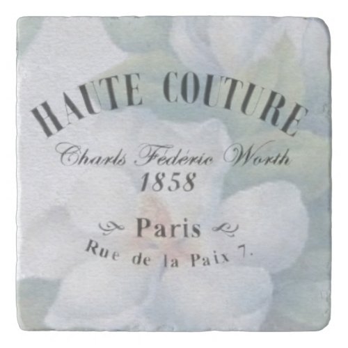 Vintage Haute Couture Fashion Design Trivet