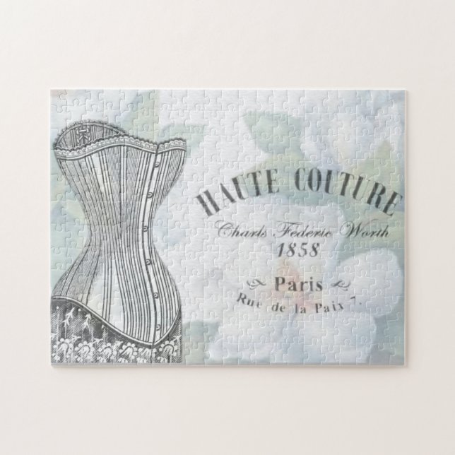 Vintage Haute Couture Fashion Jigsaw Puzzle (Horizontal)