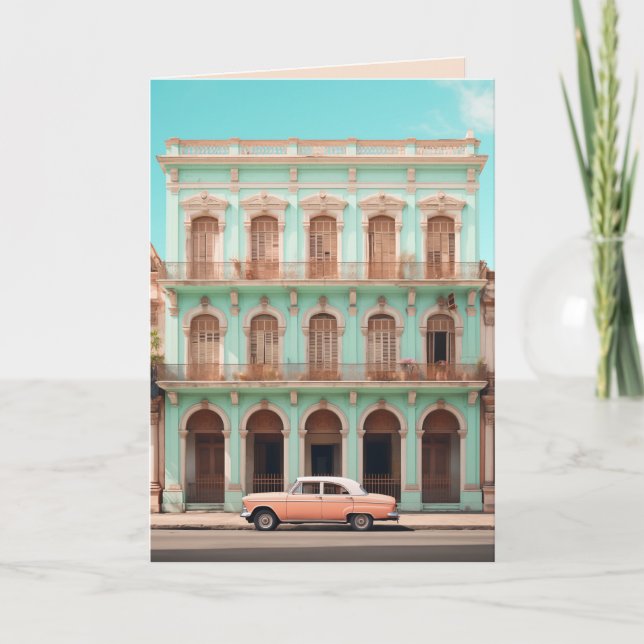 Vintage Havana Greeting Card (Front)