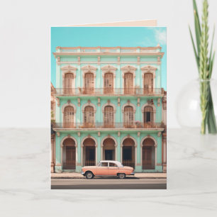 Vintage Havana Greeting Card