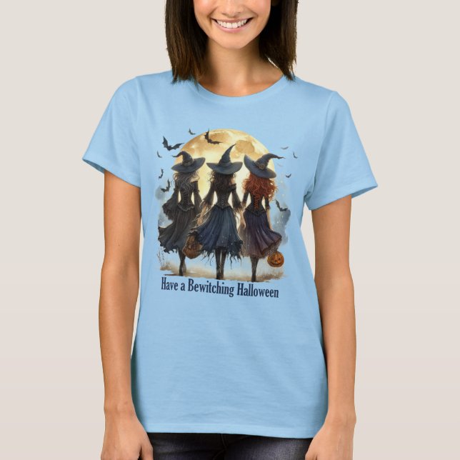 Vintage Have a Bewitching Halloween T-Shirt (Front)