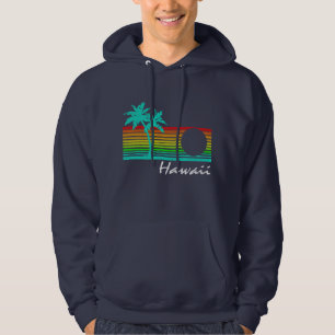 Vintage Hawaii - Distressed Design Hoodie