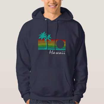 Vintage Hawaii - Distressed Design Hoodie by RobotFace at Zazzle