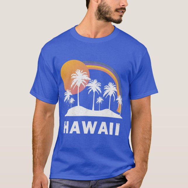 Vintage Hawaii Funny Hawaii Love T-Shirt (Front)
