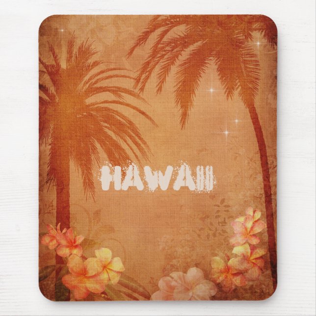 Vintage Hawaii Mouse Pad (Front)
